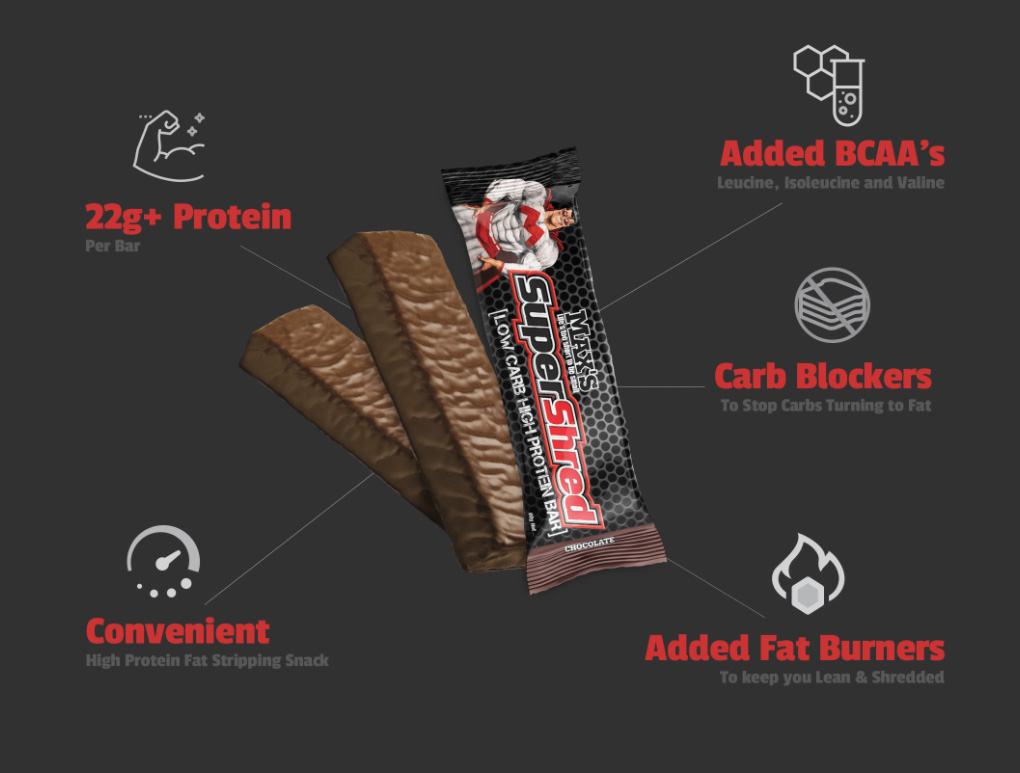 MAX'S Super Shred là món ăn nhẹ lý tưởng low carb / protein cao hoặc thay thế bữa ăn phụ